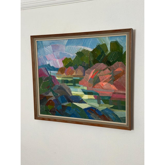 Ulf Tedenstig, Autumn Landscape, 1960s, Oil on Canvas, Framed For Sale - Image 12 of 18