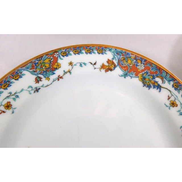 This is a lot of six Bread plates by Haviland in the Paisley pattern from 1919. The plates are white wth a multicolor...