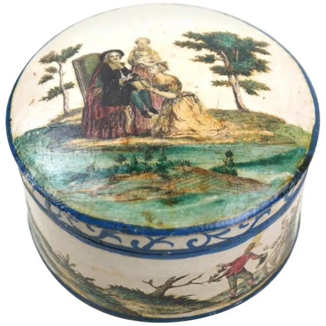 Rococo 18th Century Italian Arte Povera Box For Sale - Image 3 of 3
