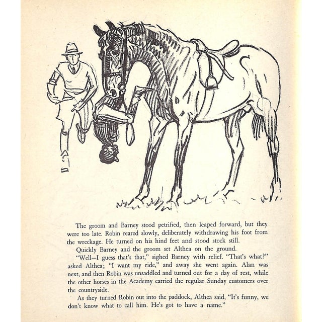 1940s Original 1944 Pencil Drawing From Hi, Guy! The Cinderella Horse by Paul Brown 28 For Sale - Image 5 of 6