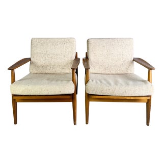 Mid-Century Light Easy Chair, 1960s For Sale