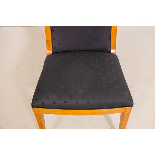 Set of 8 Hickory White Biedermeier Style Dining Room Chairs For Sale In Philadelphia - Image 6 of 18