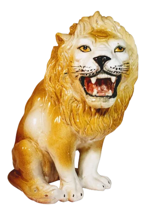 Vintage Italian Lion Figurine