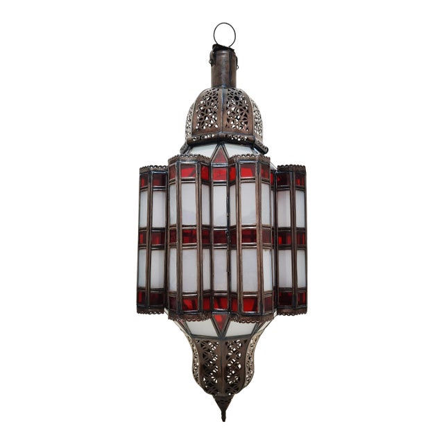 Early 21st Century Handcrafted Glass and Metal Ceiling Light For Sale