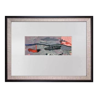 Modern Georges Braque Limited Edition Lithograph "Bord..." For Sale