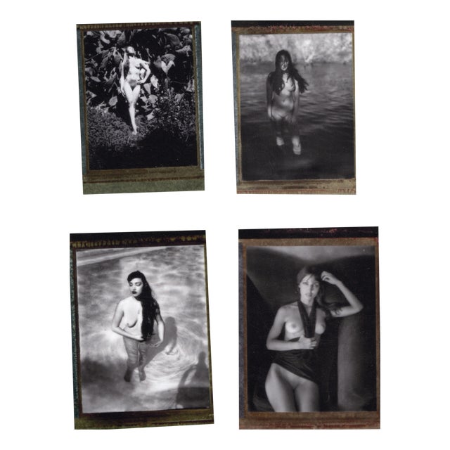 Renée Jacobs, Female Nudes, Original Signed Polaroid Countertypes, Set of 4 For Sale