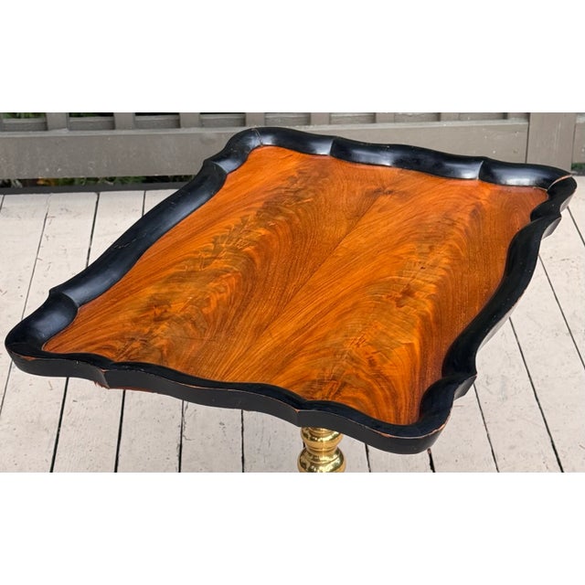 Antique Flame Mahogany Tray For Sale - Image 11 of 16