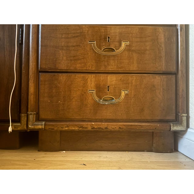 1970s Drexel Accolade Campaign Lingerie Vanity Jewelry Chest For Sale - Image 11 of 12