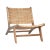 Wood Natural Teak & Rattan Easy Chair For Sale - Image 7 of 12
