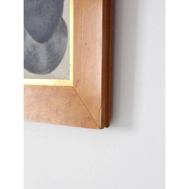 Mid Century Framed Painting, Looking by William Chappell 1964 For Sale - Image 4 of 10