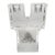 Modern Art Glass Tower Dual Candle Holder Mikasa Walther West Germany For Sale
