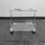 Product. Ordering table/serving trolley style. Vintage material. Made from acrylic equipment. On wheels condition. Good...