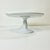 Pottery Barn Vintage Minimalist Americana French Style Pottery Barn Le Blanc Porcelain Cake Stand For Sale - Image 4 of 8