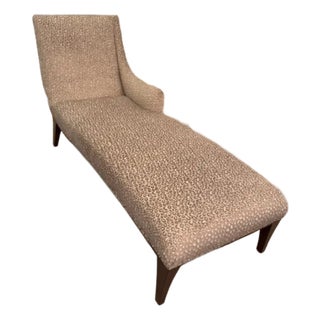 Large Chaise Lounge Upholstered in Colefax and Fowler Wilde For Sale