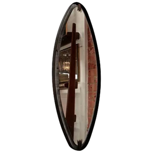Ma+39's Oversized Iron, Brass Oval Mirror