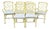 1960s Phyllis Morris for Kessler Faux Bamboo Patio Chairs - Set of 6 For Sale