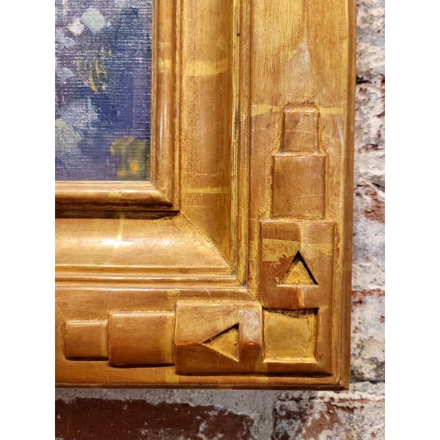 Sky Blue Fitch Fulton - 1920s View of the Grand Canyon - Oil Painting For Sale - Image 8 of 10