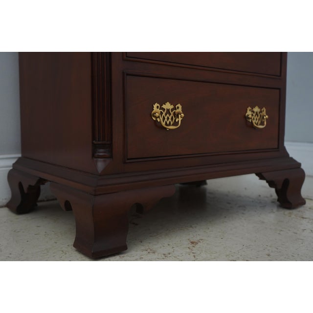 Stickley Chippendale Style Mahogany Lingerie Chest For Sale In Philadelphia - Image 6 of 16