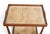 Regency Style Two Tier Mahogany & Embroidered Silk Tray Table.
