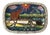 2005 Signed Penzo African Wildlife Ceramic Platter For Sale