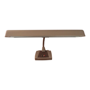 Vintage 1970s Industrial Gooseneck Adjustable Push Button Desk Lamp