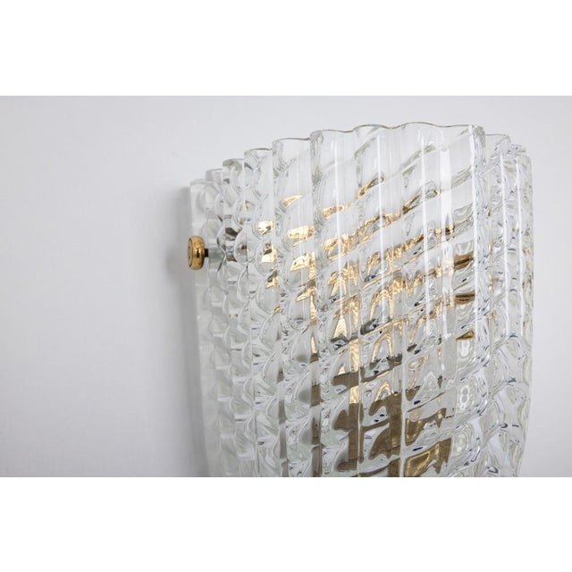 1970s Murano Glass Wall Sconce in style of Barovier & Toso, Italy, 1970s For Sale - Image 5 of 12
