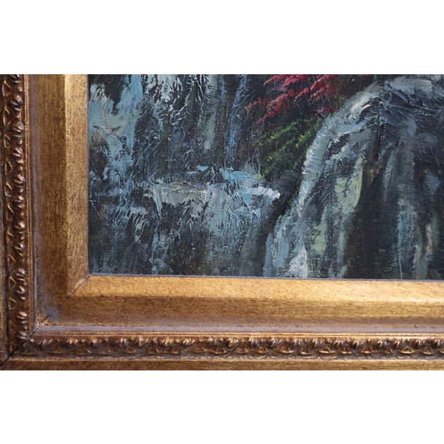 Large Vintage R. Ashburton Portland Head Light Oil Painting—59″ For Sale - Image 14 of 18