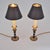 Bronze 1950`s French Art Deco Style Modernist Candlestick Table Lamps, Bronze & Lucite - A Pair - Rewired For Sale - Image 8 of 12