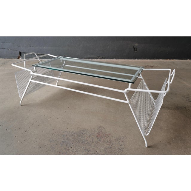 John Salterini Mid 20th Century Maurizio Tempestini Iron Cocktail Magazine Table for Salterini For Sale - Image 4 of 13