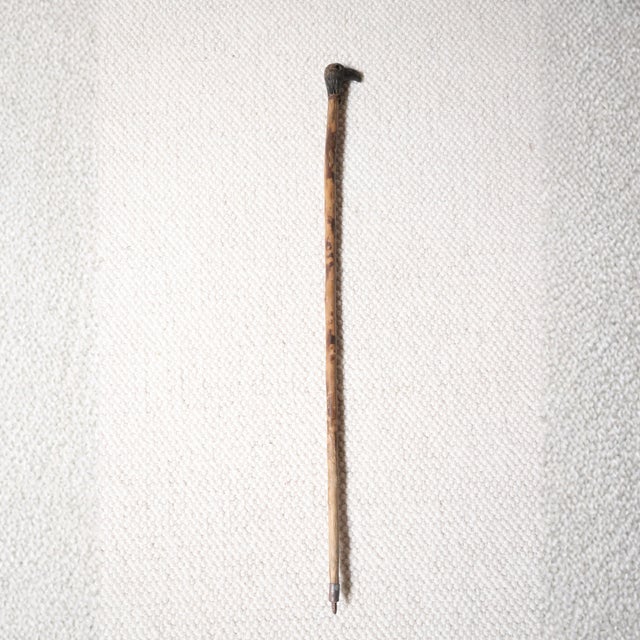 Add character and craftsmanship to your collection with this 19th century French oak cane, featuring a beautifully carved...