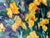 Yellow Oil Painting Irises Alexander Nikolaevich Cherednichenko For Sale - Image 8 of 14