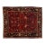 Antique Farahan Sarouk Square Rug Mat - 2'1" x 2'6" For Sale