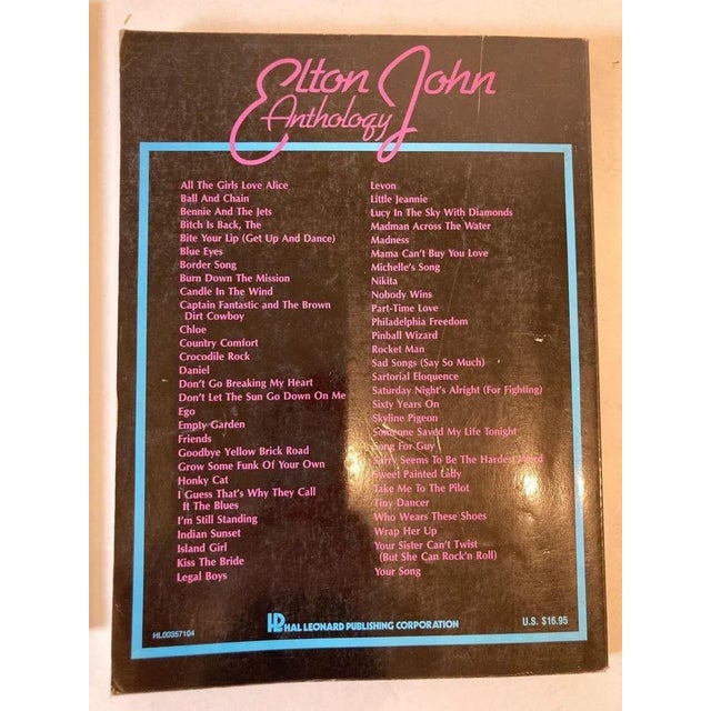 Paper Elton John Anthology, Piano, Vocal, Guitar by John, Elton For Sale - Image 7 of 8