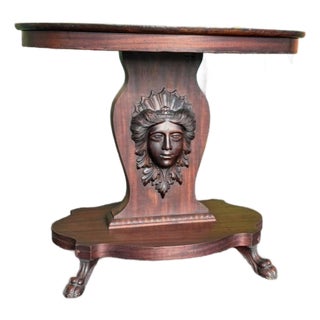 Antique Victorian Mahogany Hall Table For Sale