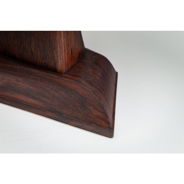 Wood Large Mid-Century Rosewood Table Lamp, 1960s For Sale - Image 7 of 15