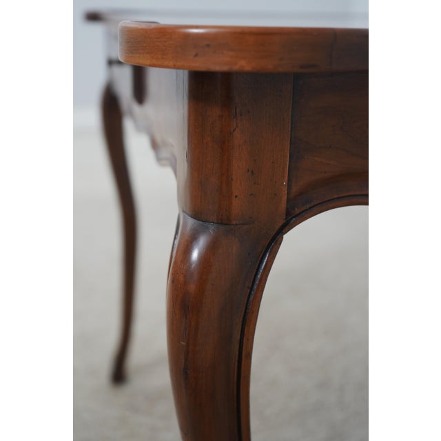 Brown John Widdicomb 2 Drawer Walnut Games Table For Sale - Image 8 of 12