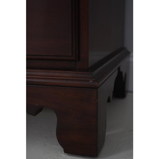 Brown Harden 7 Drawer Cherry Triple Style Chest on Chest For Sale - Image 8 of 15