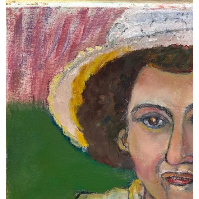 Mid Century Portrait - Lottie, Signed For Sale In New York - Image 6 of 11