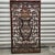 Brown Six Qing Antique Chinese Wooden Window Panels For Sale - Image 8 of 10