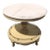 Vintage French Provincial Round Marble Accent Table For Sale