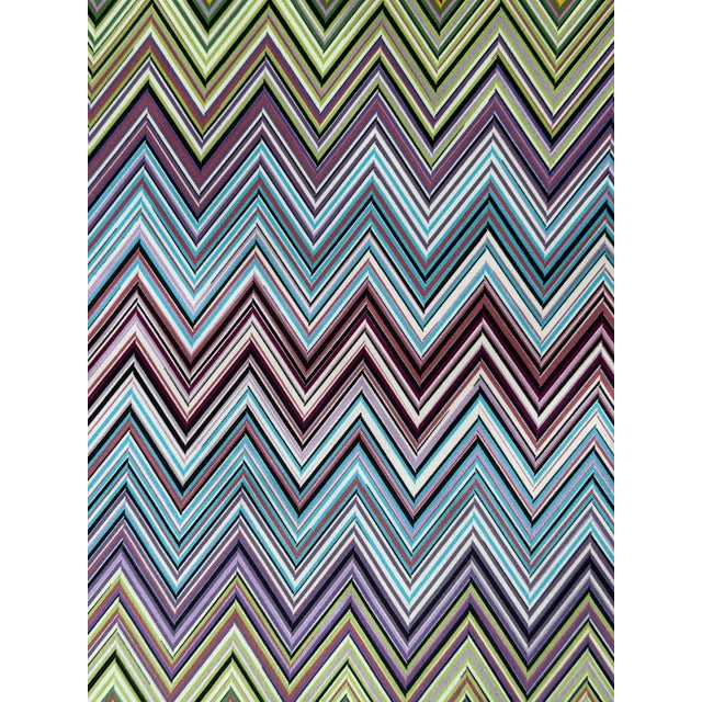 Traditional Missoni Home Fabric 2 6/8 Yards Cotton Collezione Hand Printed Kravet For Sale - Image 3 of 4
