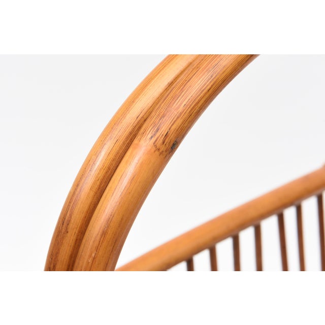 Vintage 1960's Bamboo Magazine Stand/Rack For Sale In Miami - Image 6 of 12