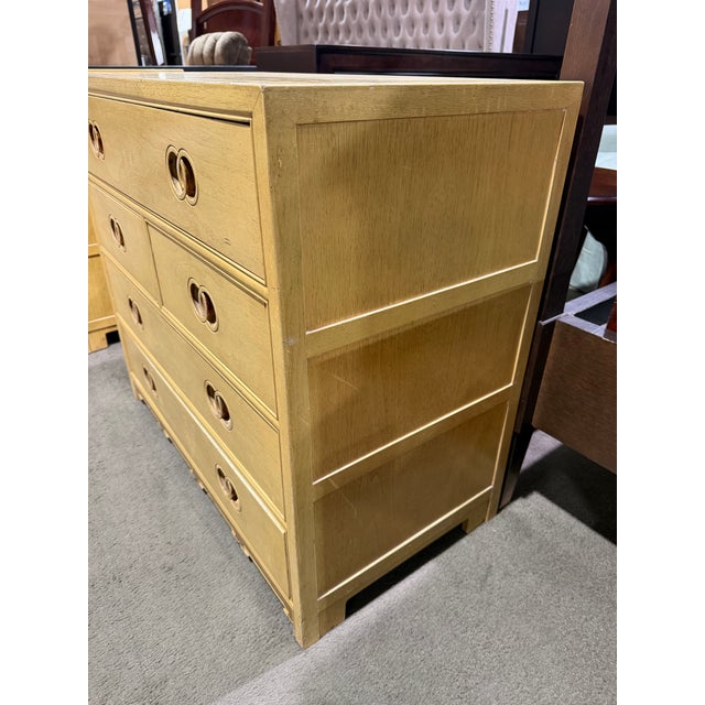 Mid-Century Modern Baker X Michael Taylor "Far East Collection" Chest of Drawers - Set of Two For Sale - Image 3 of 10