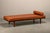 GE19 Daybed in Teak and Camel Leather by Hans J. Wegner for Getama, Denmark, 1960s For Sale - Image 6 of 12