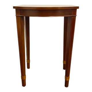 Baker Furniture Mahogany Accent / Drinks / Side Table For Sale