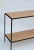 Pair of Chic Wrought Iron and Oak 'Rectiligne' End Tables by Design Frères For Sale - Image 4 of 9