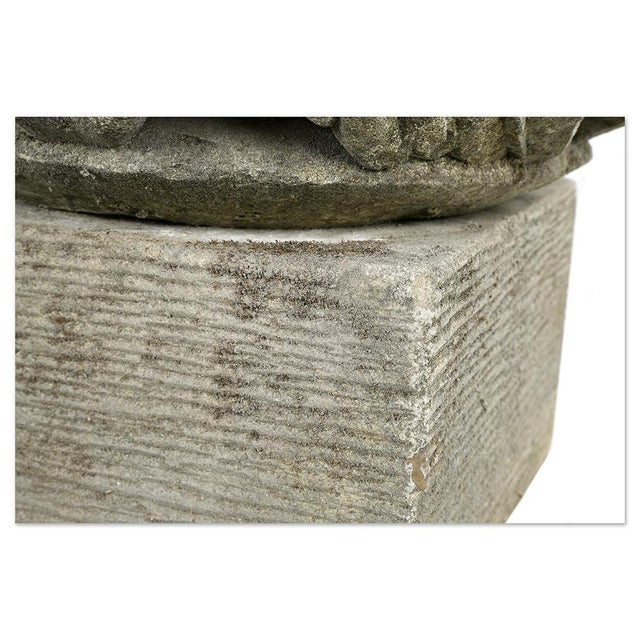 Sculpted Stone Garden Ornament For Sale - Image 5 of 7