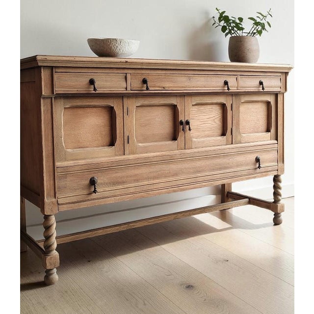 Non-toxic natural wood finish buy-once statement heirloom antique furniture refinished by hand with eco-conscious + health...