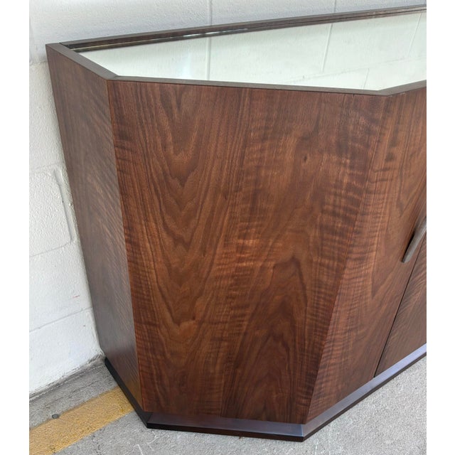 2020s Century Furniture Modern Mahogany Compositions Credenza For Sale - Image 5 of 9