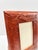 Brown Vintage Tooled Leather Picture Frame With Leaf Motif, Holds 4x6 Photo For Sale - Image 8 of 12